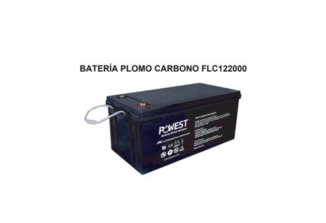 Batería Plomo-Carbono 12V 200Ah